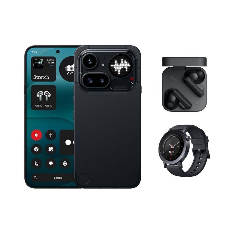 هاتف nothing 4a pro 12gb رام 256gb 5g أسود وإصدار الشرق أوسط