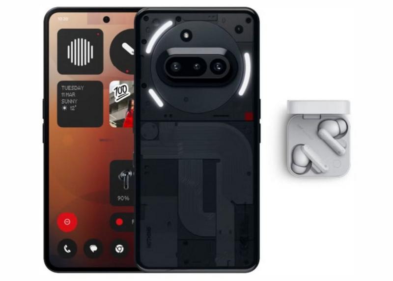 هاتف nothing 3a 12gb رام 256gb 5g نسخة بلاك الشرق أوسطية