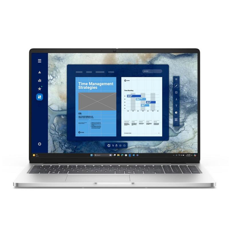 لابتوب ديل برو 16 (pc16250) / معالج إنتل كور ألترا 5-235u / ذاكرة 8 جيجابايت / قرص صلب ssd بسعة 512 جيجابايت / شاشة 16 بوصة / نظام تشغيل دوس