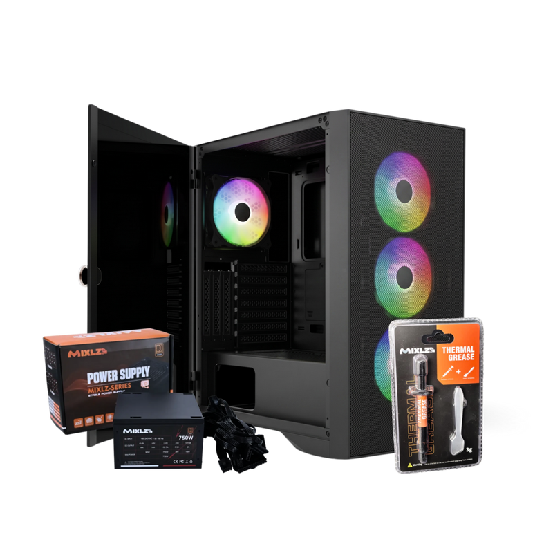 صندوق كمبيوتر talos e2 + مزود طاقة g750w