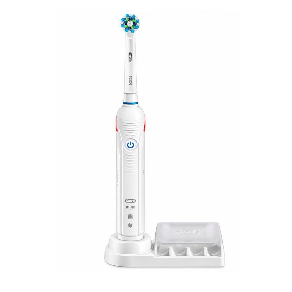 ORAL-B ORAL-B 4 Rechargeable Electric Toothbrush Set With Bluetooth Connectivity Pressure Sens