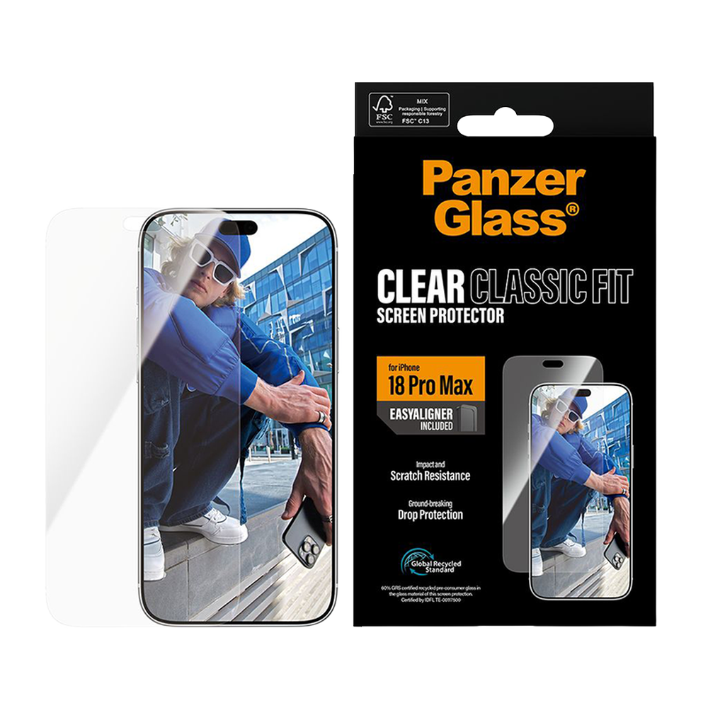 panzerglass Panzerglass Screen Protector Classic Fit iPhone 18 Pro Max