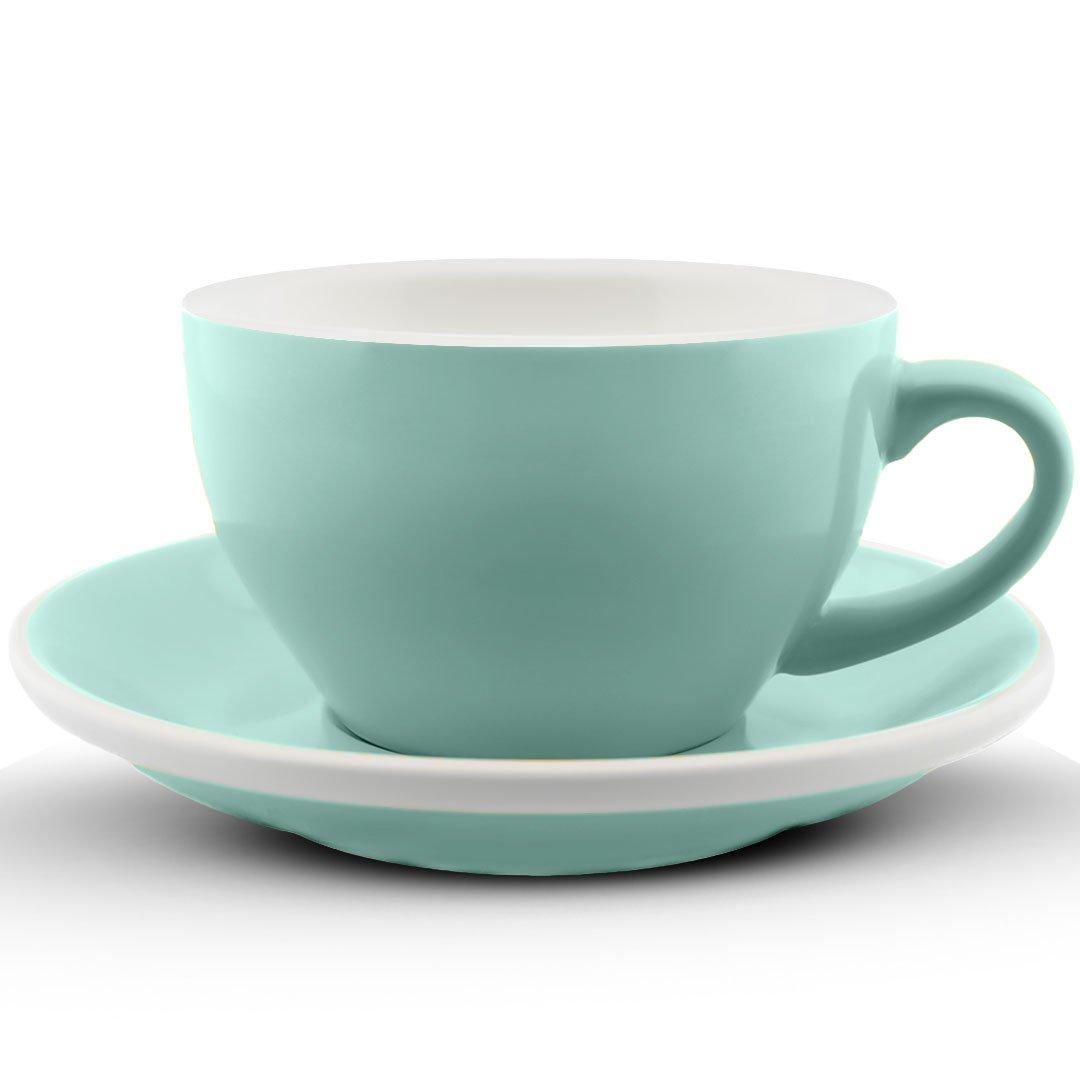 ميبرو Mibru Coffee Ceramic Cup With Plate 250ml 250 ml