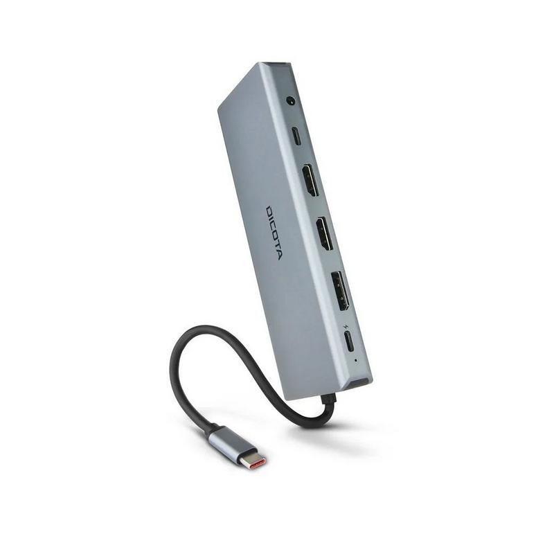 محطة إرساء usb-c ‏13 في 1 بدقة 4k وhdmi/dp ودعم pd بقدرة 100 واط