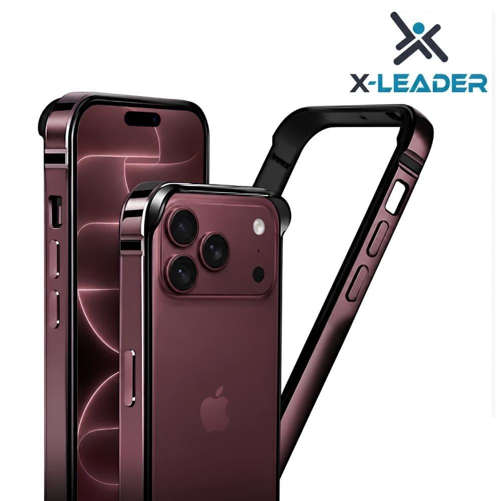 كفر x-leader لحماية iphone 18 max مع حماية الكاميرا لون عنابي