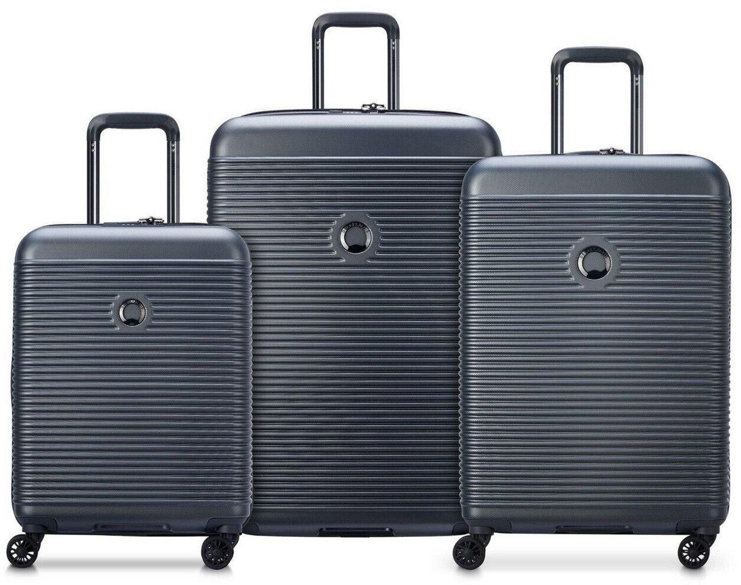 Freestyle hardcase expendable double wheel trolley suitcase 3-piece set ...