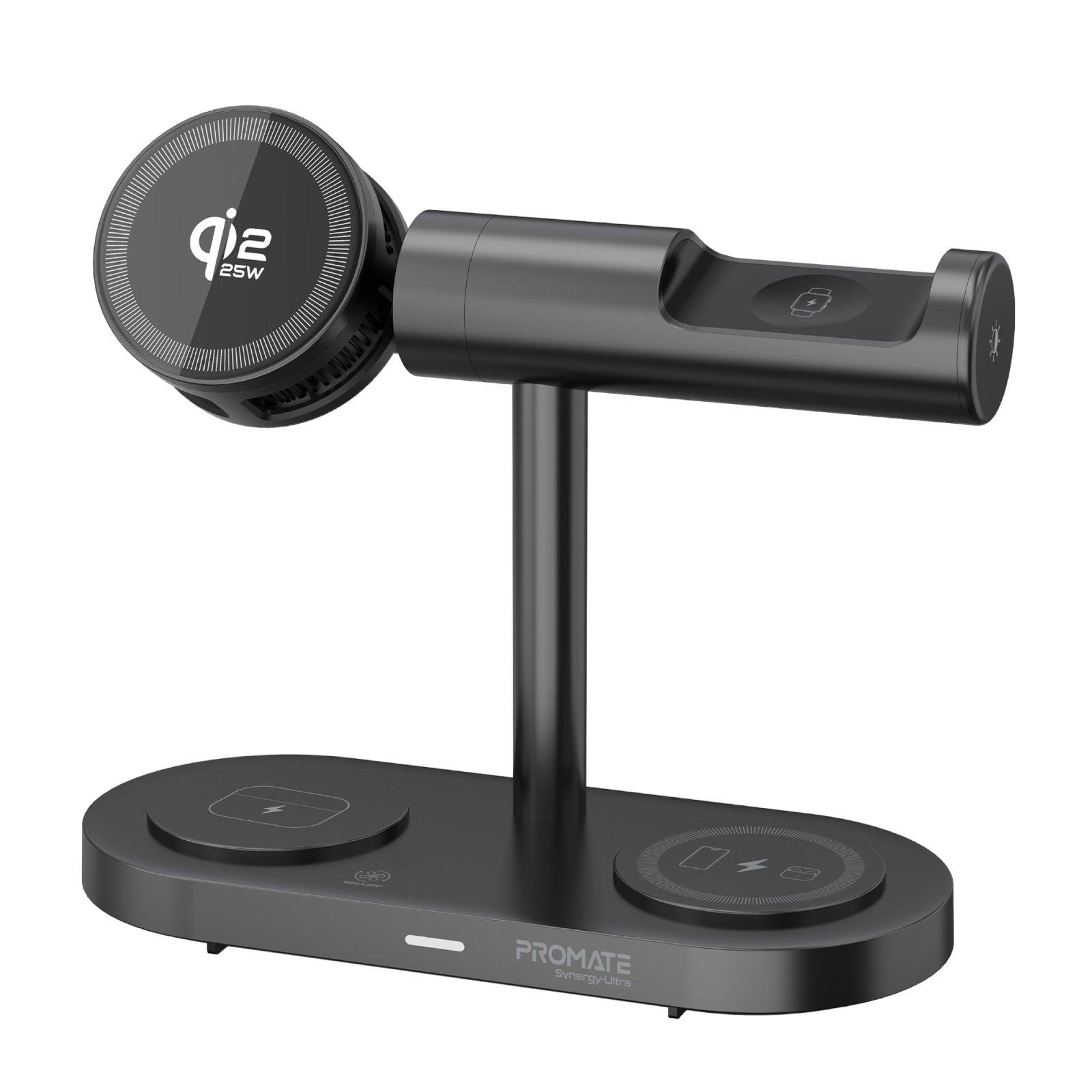 Promate 7-in-1/ 25w magnetic wireless charging station with strong ...