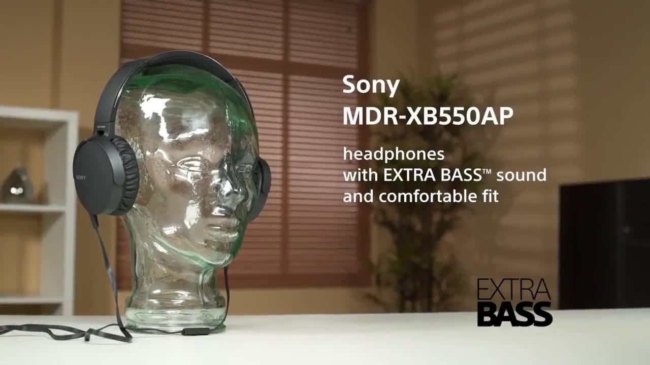 SONY XB550AP Extra Bass Headphones, Black eXtra Saudi