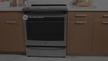 GE Free Standing Electric Range, 30 Inch, 4 Radiant elements, Stainless Steel