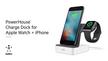 Belkin, Powerhouse, Charge Dock, For iPhones and Apple Watch, Black