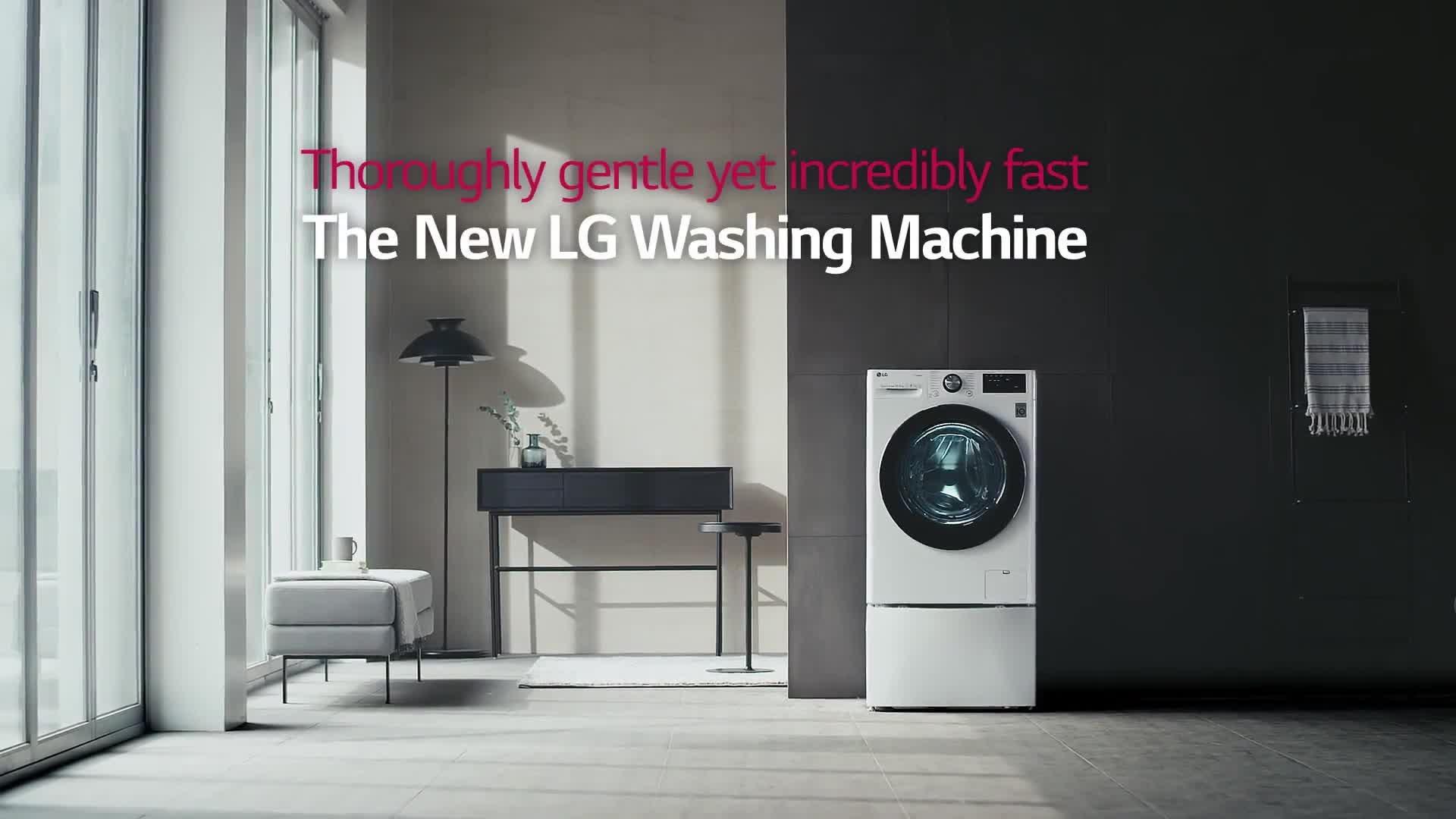 LG WASHING MACHINES WITH ARTIFICIAL INTELLIGENCE AND DIRECT DRIVE